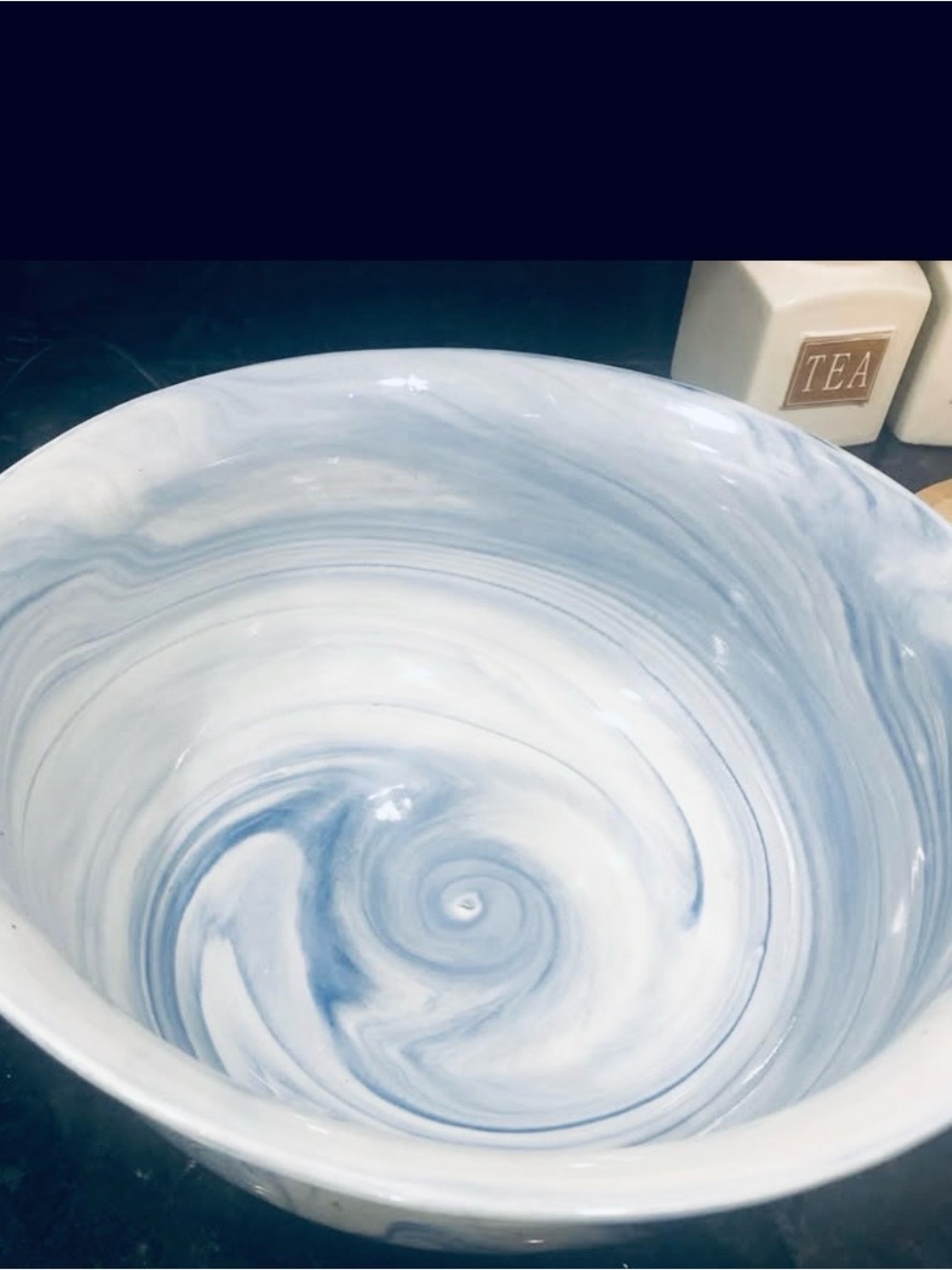 Marbled Ceramic Mixing Bowl- Large